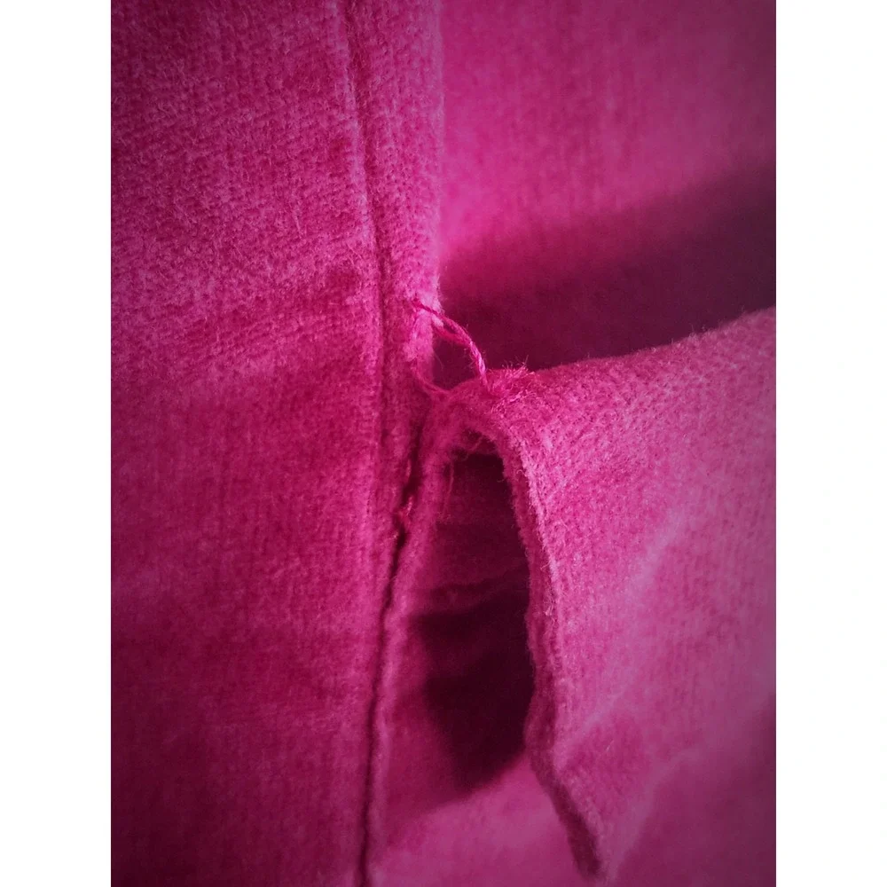 Boden Arylide Pink Velvet Hampshire Shift‎ Dress Pockets Embroidered Womens 6R